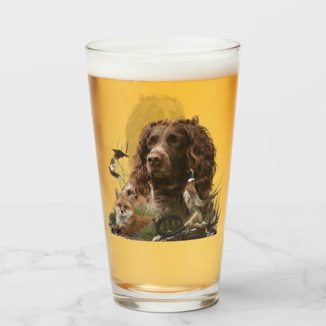 Tyska spanjoren, Wachtelhund Glaskopp (Baksida fylld)