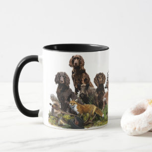 Tyska spanjorer ( Deutscher Wachtelhund ) Mugg
