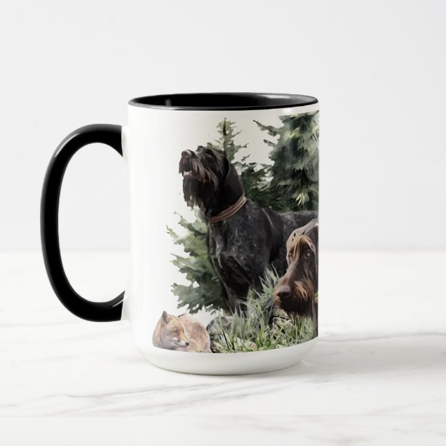 Tyska språkbruket, konst mugg (Vänster)