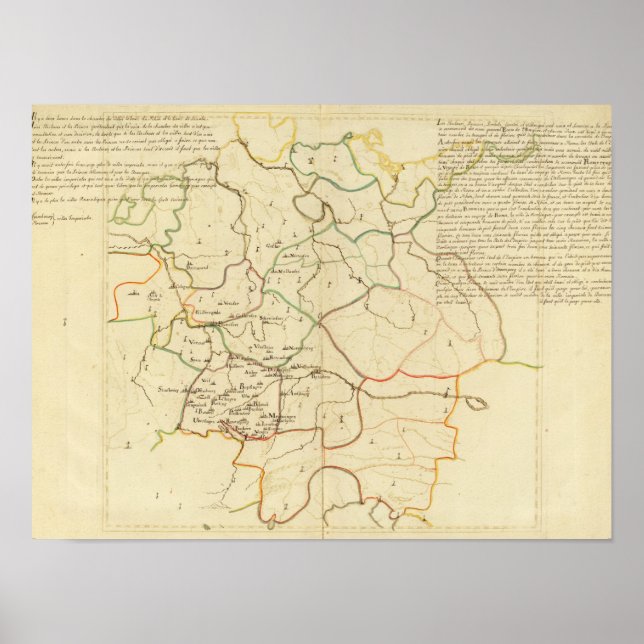 Tyska städer poster (Framsidan)