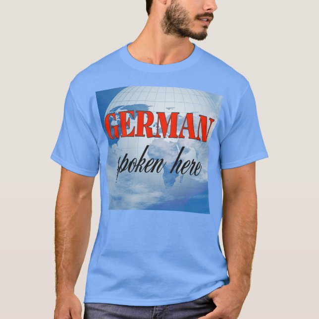 Tyska tal här i grumlig jord t-shirt (Framsida)