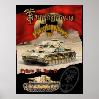 Tyska tanker poster