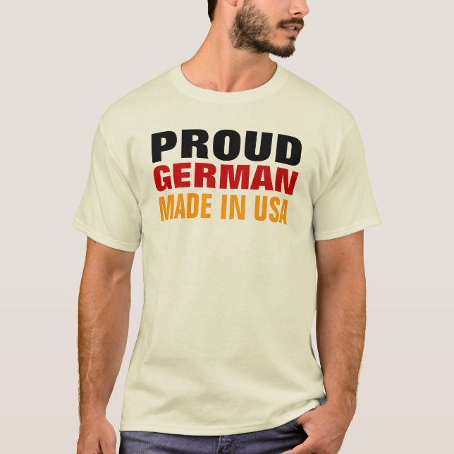 Tyska tillverkat i USA T-shirt (Framsida)
