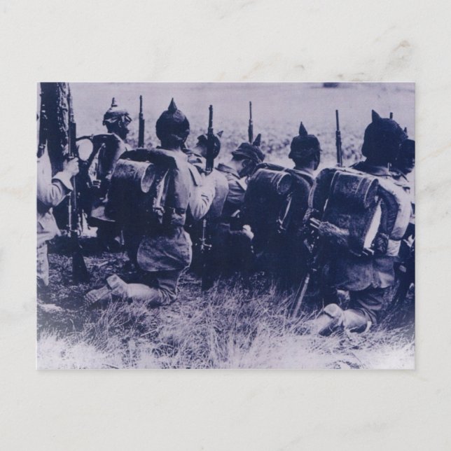 Tyska trupper vykort (Framsida)