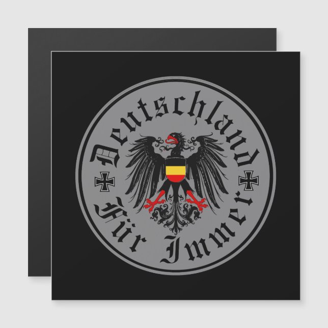 Tyska/tyska marken Forever/eagle/järn kor (Fram/baksida)