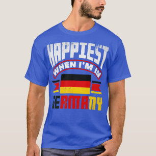 Tyska Tysklanda tyska Flagga inträffar när jag ger T Shirt