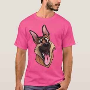 Tyska vallhundar Glada valpar Emoji vänner T Shirt