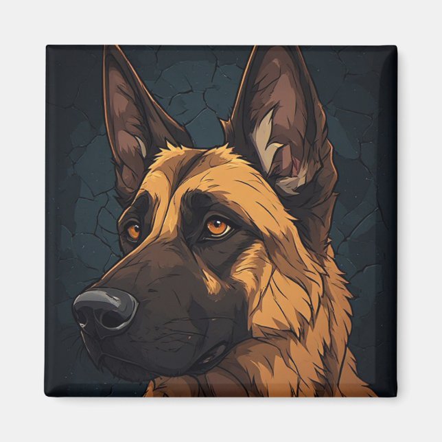 🐕 Tyska vallhundpresenter för husdjursägare 🐕 Magnet (Framsidan)