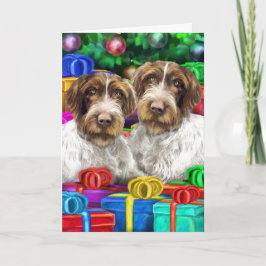 Tyska WH-pekaren Öppna julklappar Helgkort