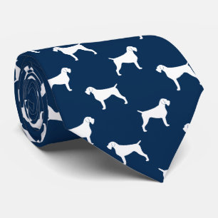 Tyska Wirehar Pointer Hund Silhouettes Mönster Slips
