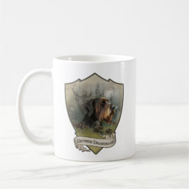 Tyska Wirehsted Pointer, Boar Hunting Kaffemugg