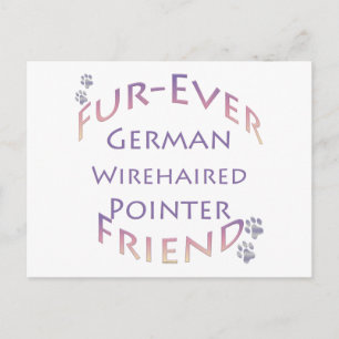 Tyska Wirehsted Pointer Furever Vykort