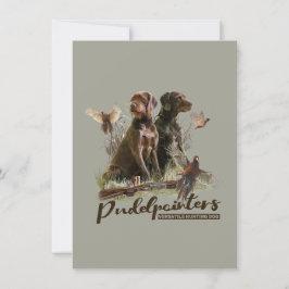Tyska Wirehved Pointer, Boar Huncard Kort