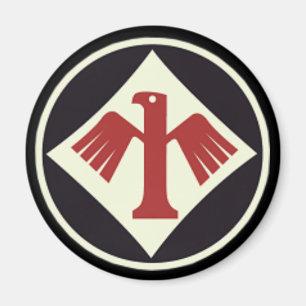 Tyska WW2-flygvapnet I/JG1-enhetsemblem Magnet