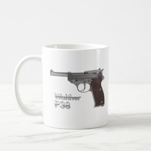 Tyska WW2 Pistol Kaffemugg (Vänster)