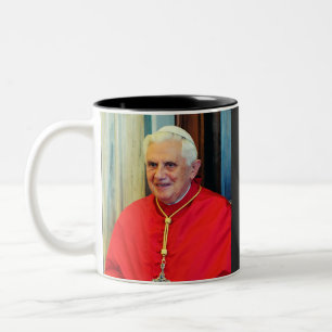 Tyske påven Benedictus Två-Tonad Mugg