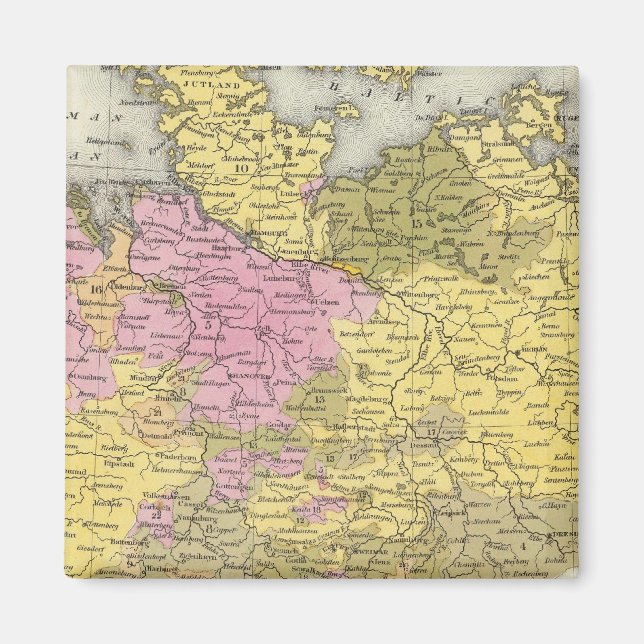 Tyskland 13 magnet (Framsidan)