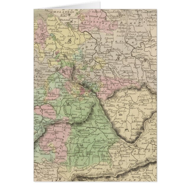 Tyskland 14 hälsningskort (Framsidan)