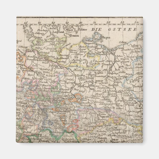 Tyskland 14 magnet (Framsidan)