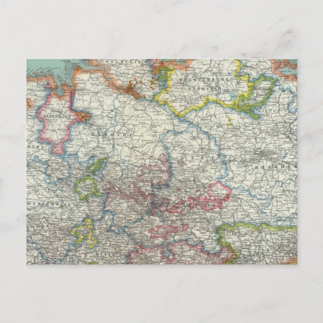 Tyskland 17 vykort (Framsida)