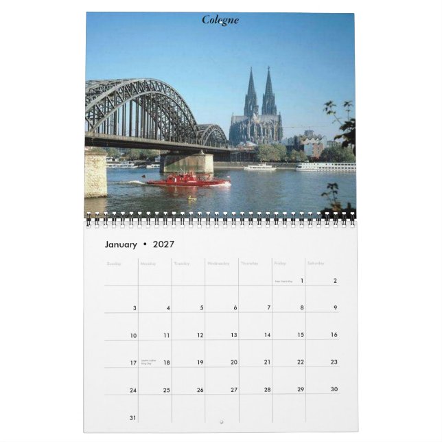 Tyskland 2015 reser kalendern kalender (Jan 2027)