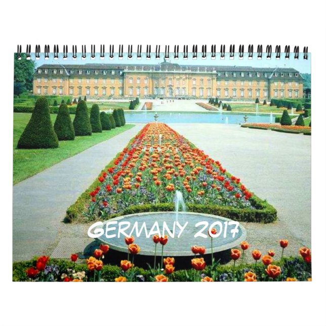 Tyskland 2017 reser kalendern kalender (Omslag)