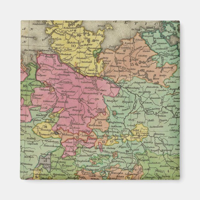 Tyskland 21 magnet (Framsidan)