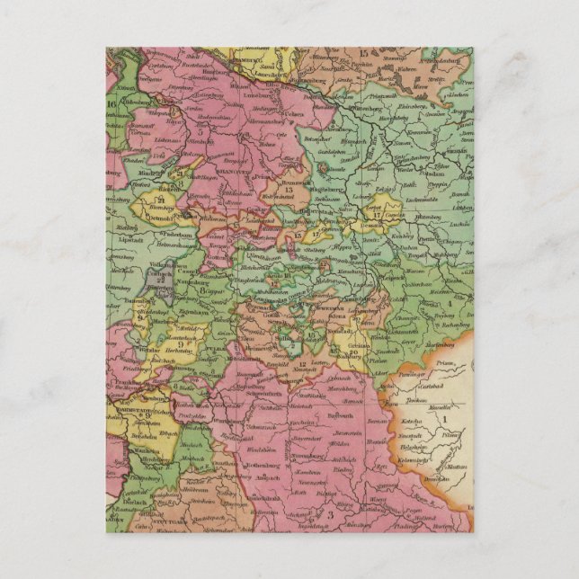 Tyskland 21 vykort (Framsida)