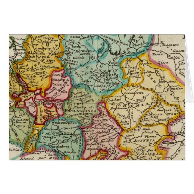 Tyskland 23 hälsningskort (Framsidan Horizontal)