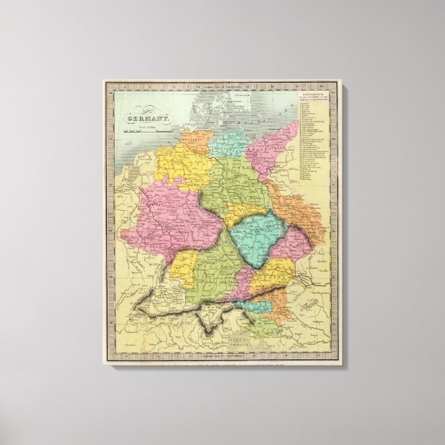 Tyskland 27 canvastryck (Framsida)