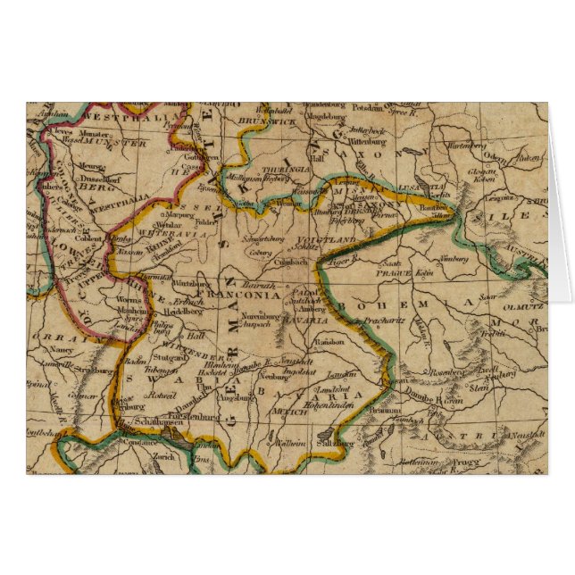 Tyskland 29 hälsningskort (Framsidan Horizontal)