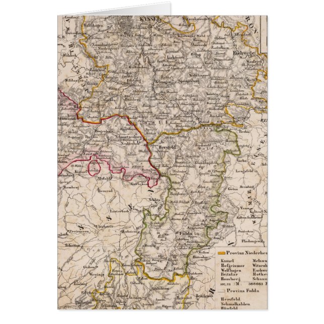 TYSKLAND 6 HÄLSNINGSKORT (Framsidan)