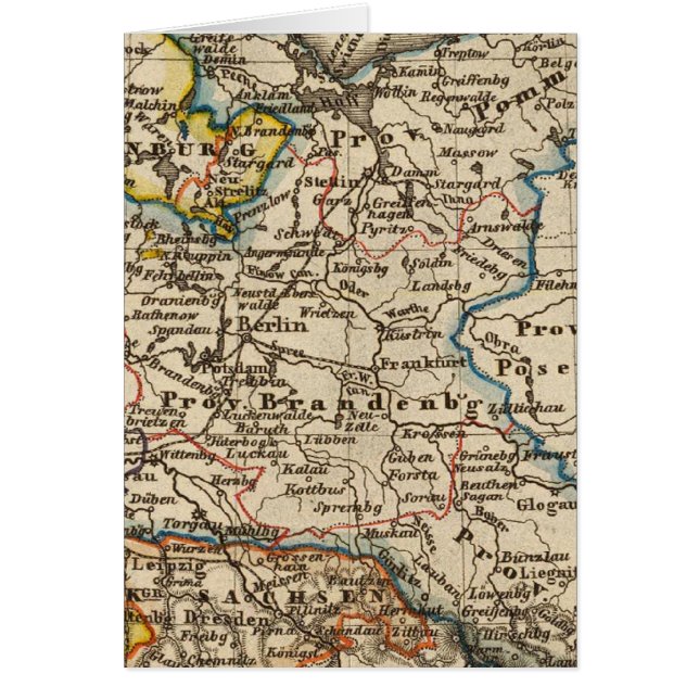 TYSKLAND 7 HÄLSNINGSKORT (Framsidan)