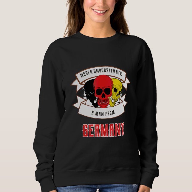 Tyskland Aldrig Underskatta T Shirt (Framsida)