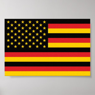 Tyskland amerikansk amerikansk amerikansk amerikan poster