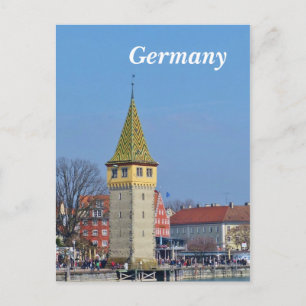 Tyskland Ancient Lighthouse i Lindau Vykort
