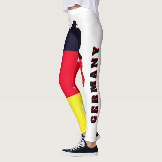 Tyskland anpassningsbar, Flagga Tyskland | GDR Tys Leggings (Vänster)
