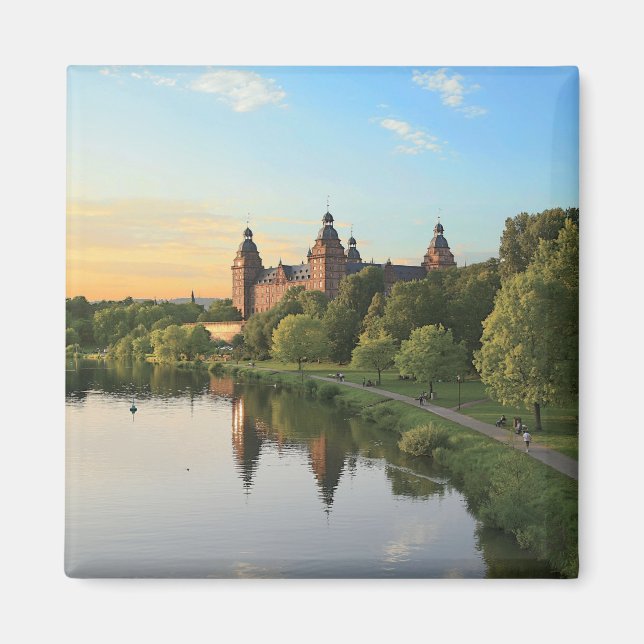Tyskland, Aschaffenburg, Slott Magnet (Framsidan)