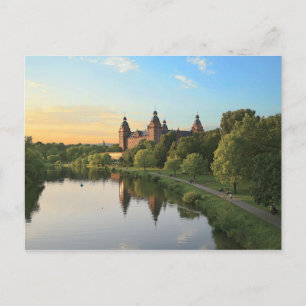 Tyskland, Aschaffenburg, slott Vykort