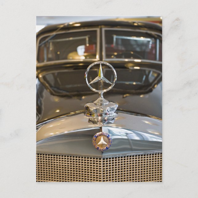 Tyskland, Baden-Wurttemberg, Stuttgart. Mercedes Vykort (Framsida)