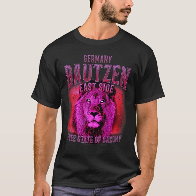 Tyskland Bautzen Freistaat Sachsen T Shirt (Framsida)