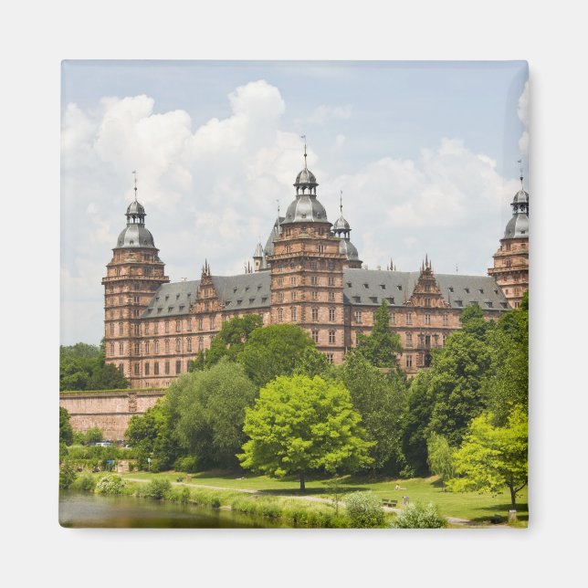 Tyskland, Bayern, Bayern, Aschaffenburg. Slott Magnet (Framsidan)
