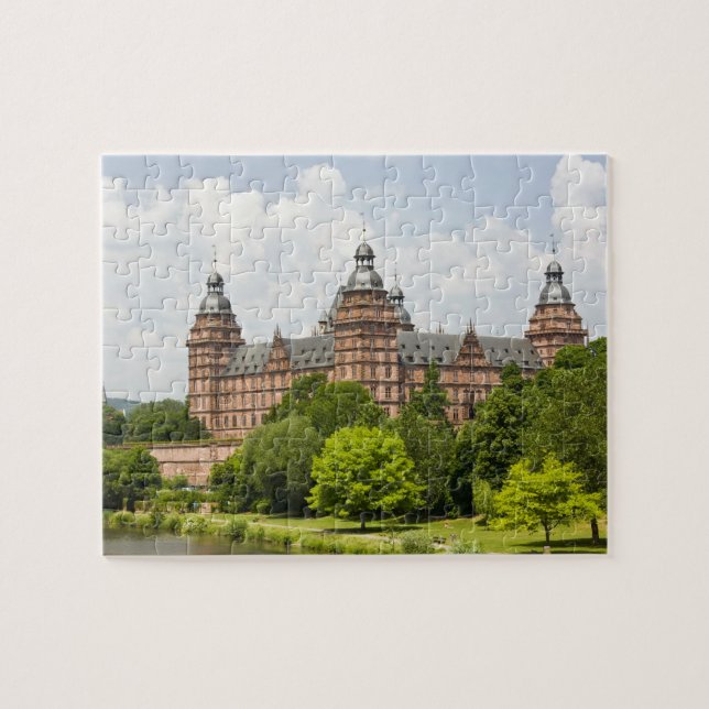 Tyskland, Bayern, Bayern, Aschaffenburg. Slott Pussel (Horisontell)