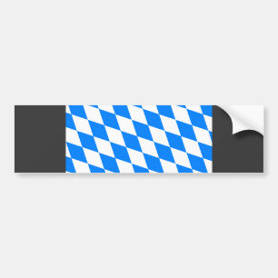 Tyskland Bayern flagga Bildekal