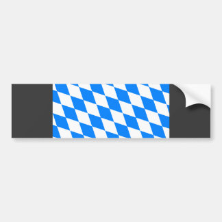 Tyskland Bayern flagga Bildekal