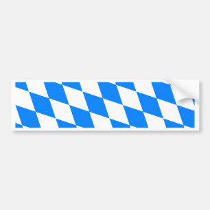 Tyskland Bayern flagga Bildekal