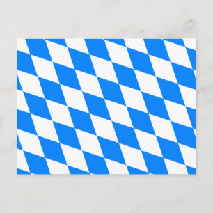 Tyskland Bayern-Flagga Vykort