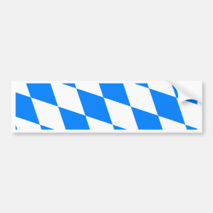 Tyskland Bayern högkvalitativ flagga Bildekal