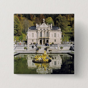 Tyskland, Bayern, Linderhof slott. Linderhof Knapp