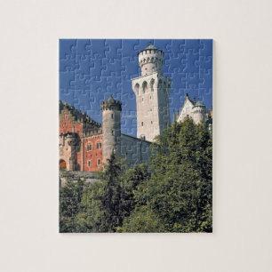 Tyskland, Bayern, Neuschwanstein slott. Pussel